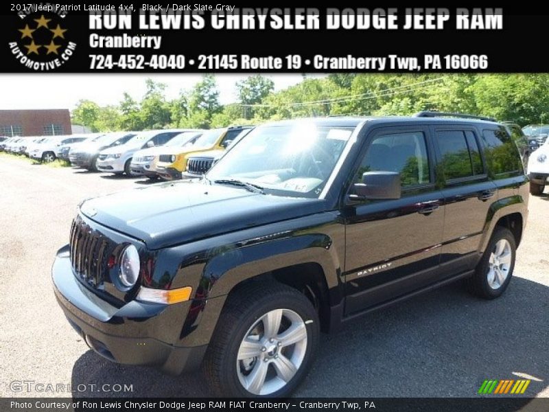 Black / Dark Slate Gray 2017 Jeep Patriot Latitude 4x4