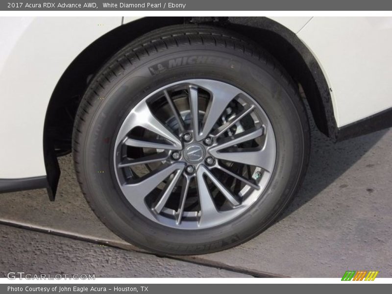 White Diamond Pearl / Ebony 2017 Acura RDX Advance AWD