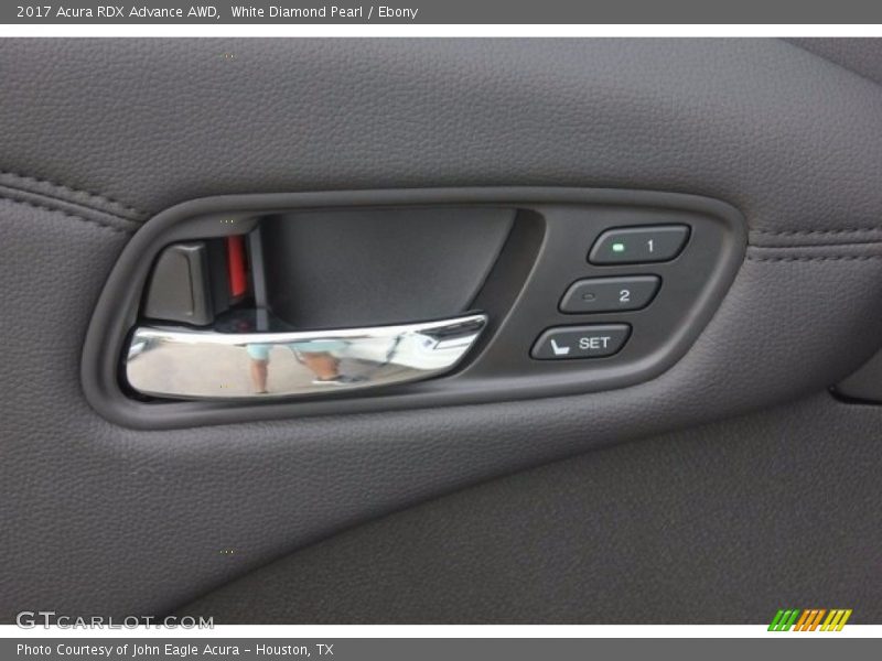 White Diamond Pearl / Ebony 2017 Acura RDX Advance AWD
