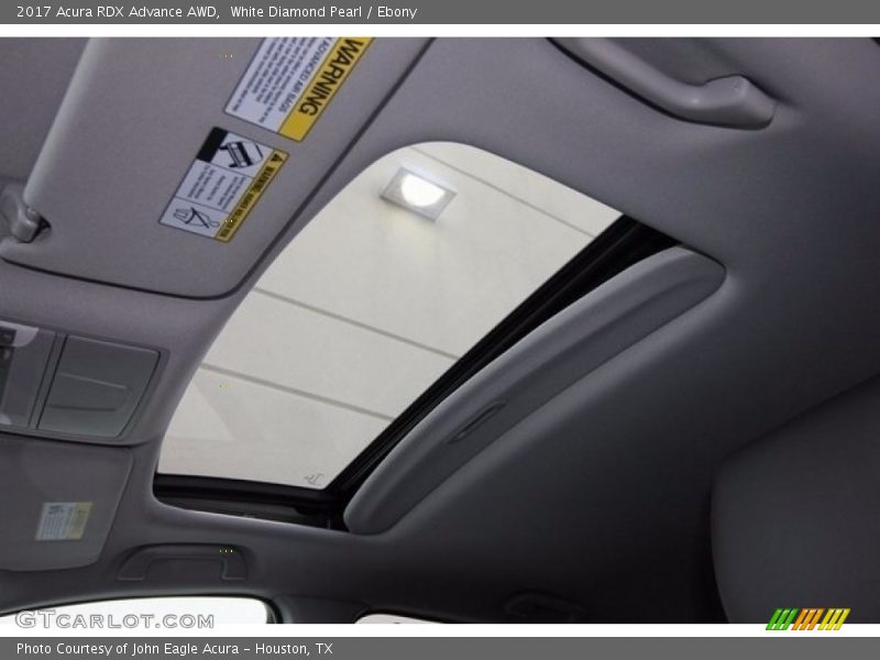White Diamond Pearl / Ebony 2017 Acura RDX Advance AWD