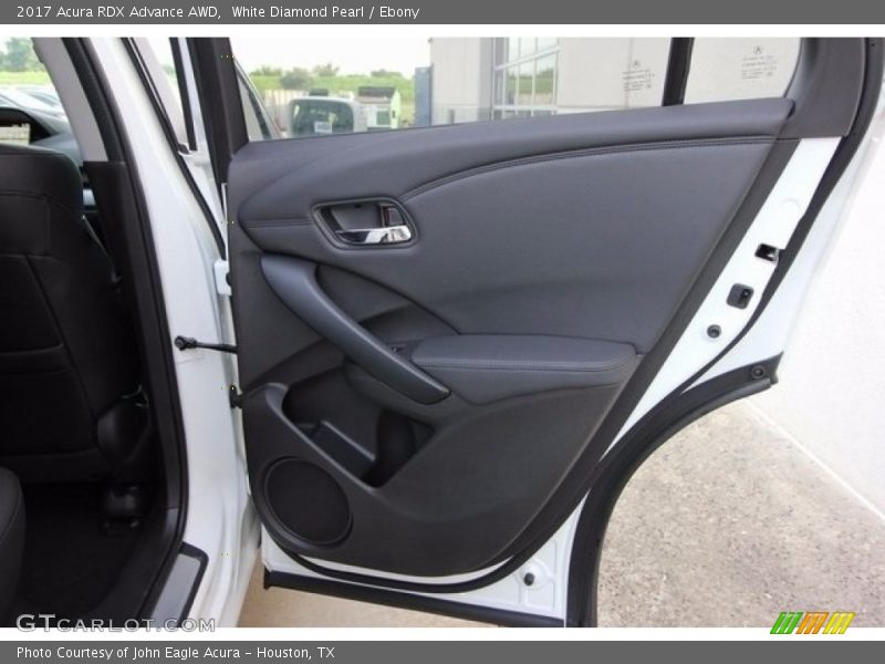 White Diamond Pearl / Ebony 2017 Acura RDX Advance AWD