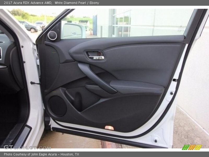 White Diamond Pearl / Ebony 2017 Acura RDX Advance AWD