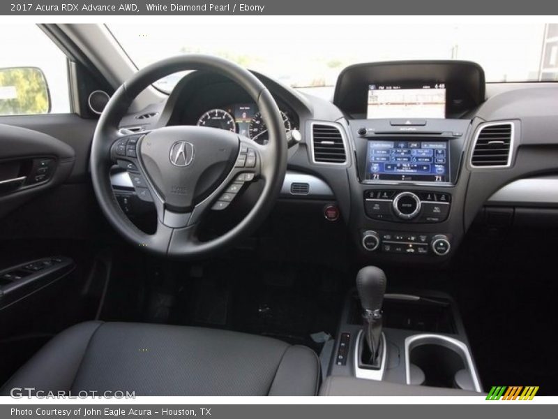 White Diamond Pearl / Ebony 2017 Acura RDX Advance AWD