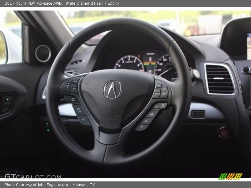 White Diamond Pearl / Ebony 2017 Acura RDX Advance AWD