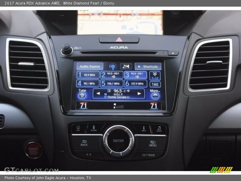 White Diamond Pearl / Ebony 2017 Acura RDX Advance AWD