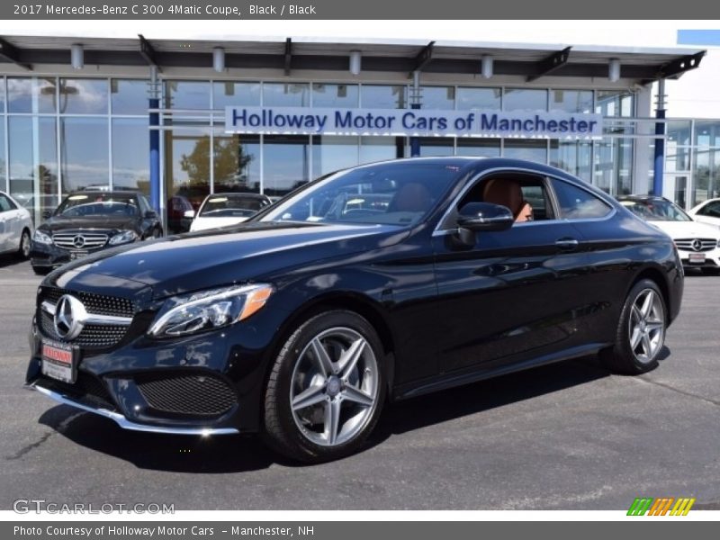 Black / Black 2017 Mercedes-Benz C 300 4Matic Coupe