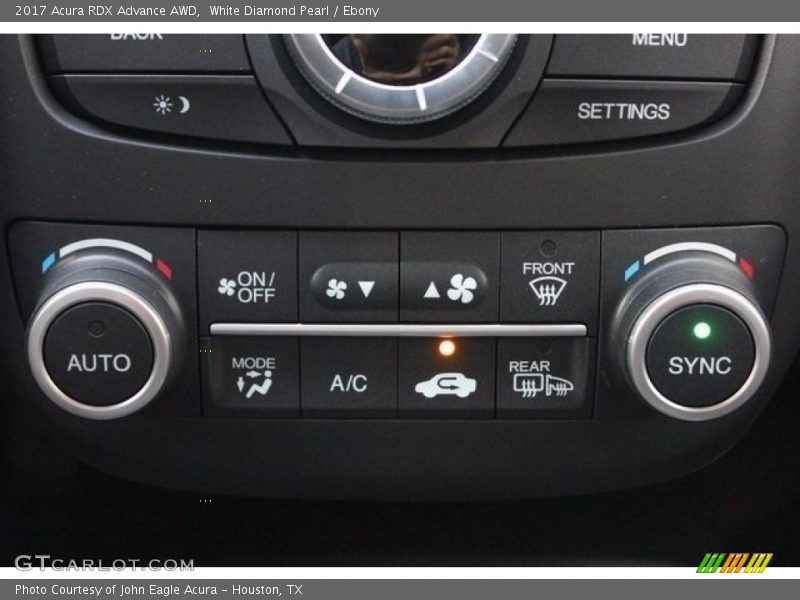 White Diamond Pearl / Ebony 2017 Acura RDX Advance AWD