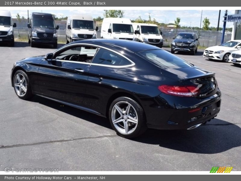 Black / Black 2017 Mercedes-Benz C 300 4Matic Coupe