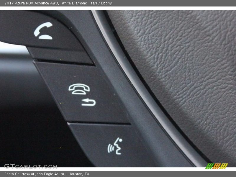 White Diamond Pearl / Ebony 2017 Acura RDX Advance AWD