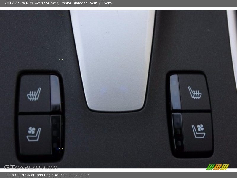 White Diamond Pearl / Ebony 2017 Acura RDX Advance AWD