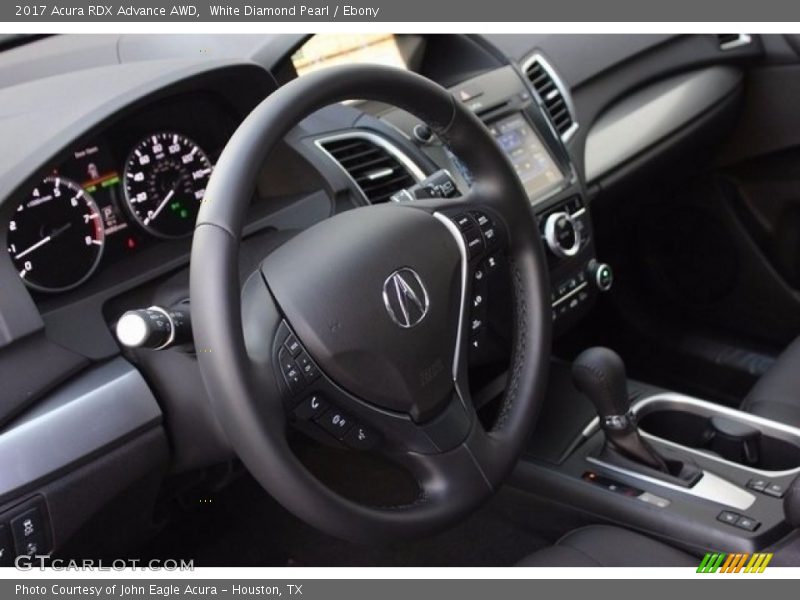 White Diamond Pearl / Ebony 2017 Acura RDX Advance AWD