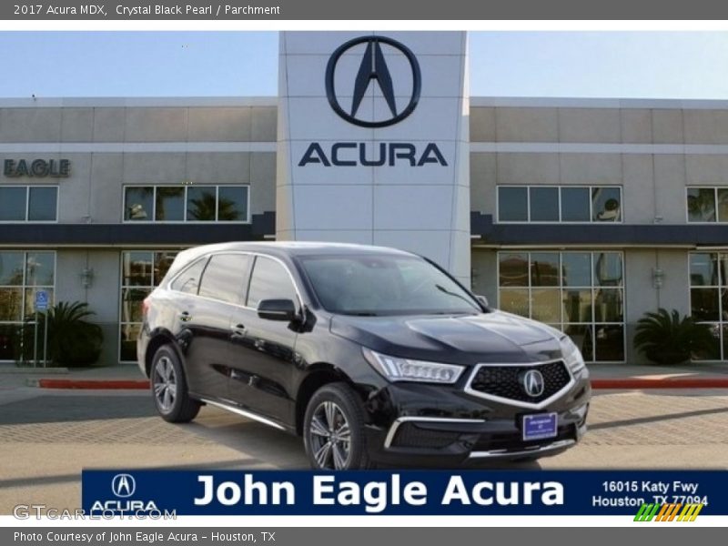 Crystal Black Pearl / Parchment 2017 Acura MDX