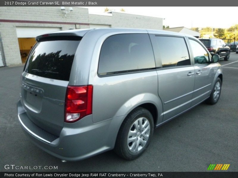 Billet Metallic / Black 2017 Dodge Grand Caravan SE