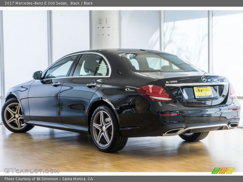 Black / Black 2017 Mercedes-Benz E 300 Sedan