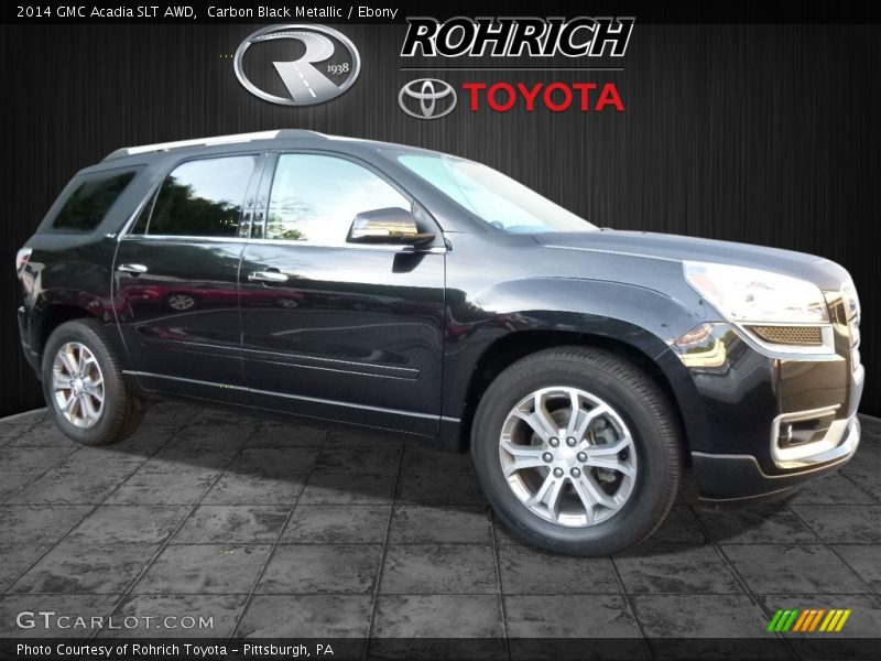 Carbon Black Metallic / Ebony 2014 GMC Acadia SLT AWD