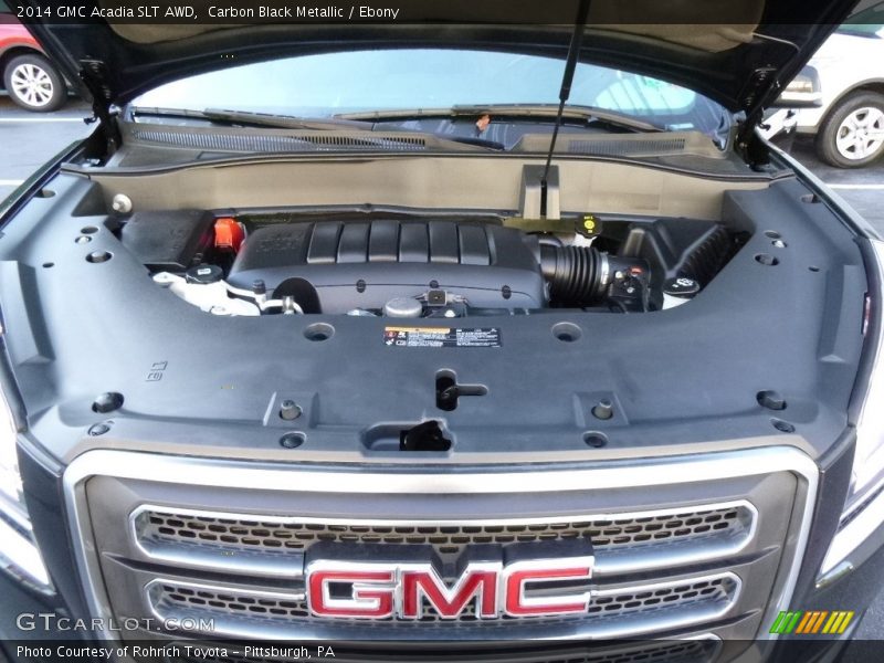 Carbon Black Metallic / Ebony 2014 GMC Acadia SLT AWD