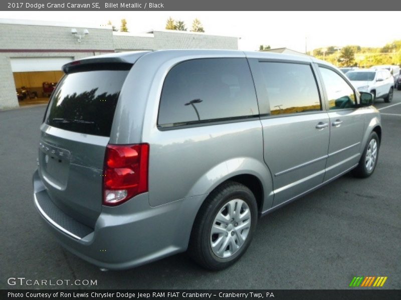 Billet Metallic / Black 2017 Dodge Grand Caravan SE