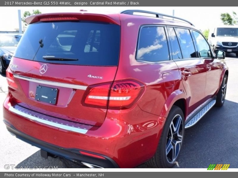 designo  Cardinal Red Metallic / Black 2017 Mercedes-Benz GLS 550 4Matic