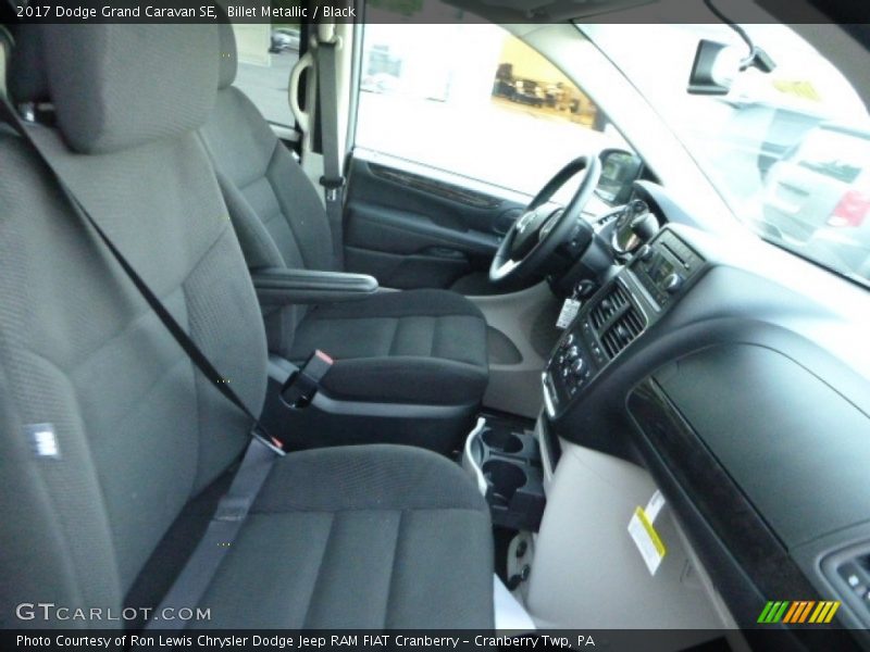 Billet Metallic / Black 2017 Dodge Grand Caravan SE