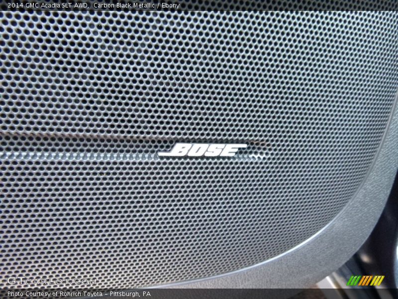 Carbon Black Metallic / Ebony 2014 GMC Acadia SLT AWD