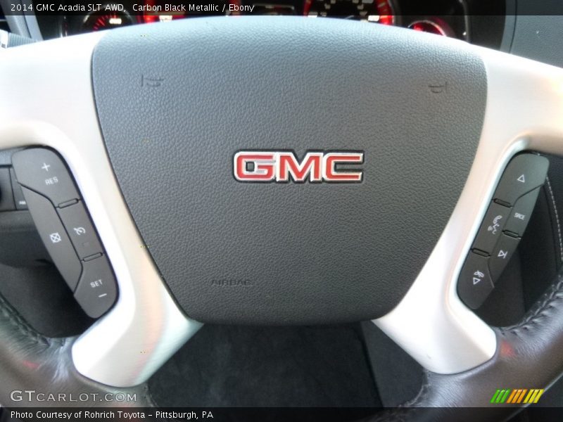 Carbon Black Metallic / Ebony 2014 GMC Acadia SLT AWD
