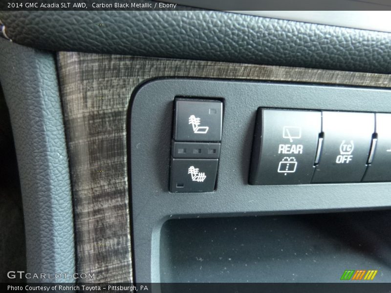 Carbon Black Metallic / Ebony 2014 GMC Acadia SLT AWD