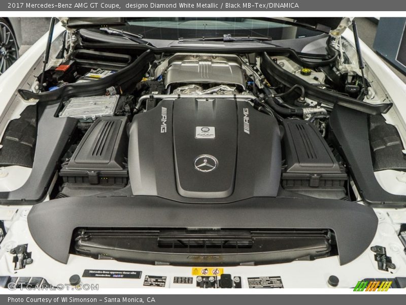  2017 AMG GT Coupe Engine - 4.0 Liter AMG Twin-Turbocharged DOHC 32-Valve VVT V8