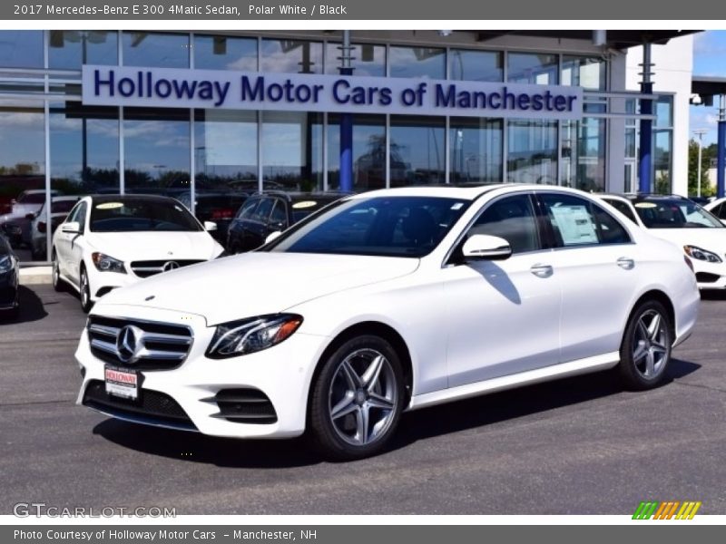 Polar White / Black 2017 Mercedes-Benz E 300 4Matic Sedan