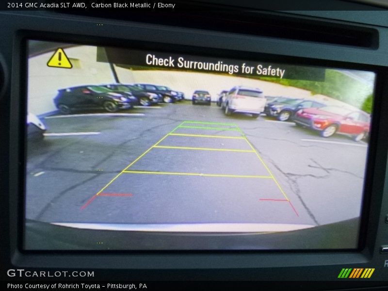 Carbon Black Metallic / Ebony 2014 GMC Acadia SLT AWD