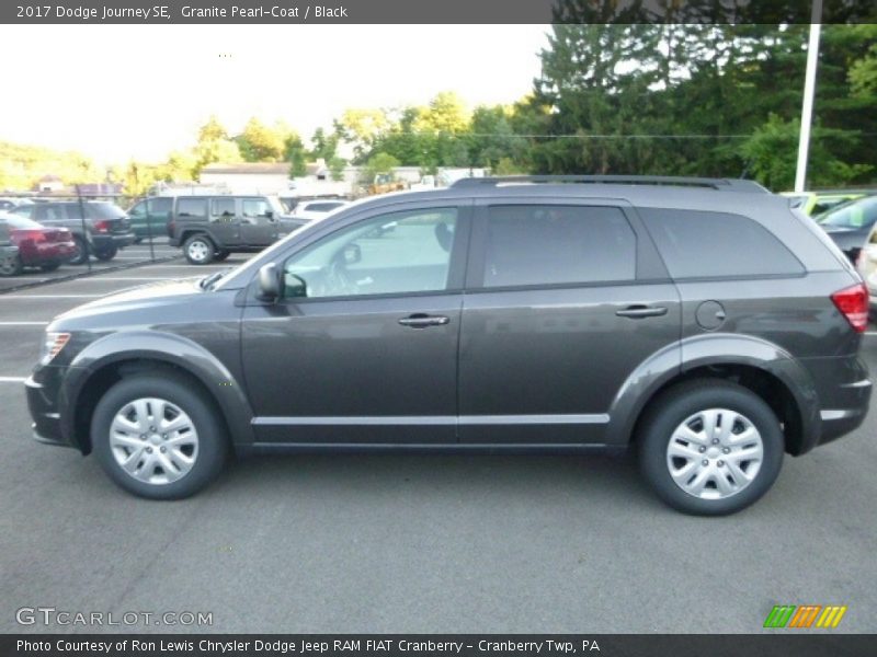 Granite Pearl-Coat / Black 2017 Dodge Journey SE