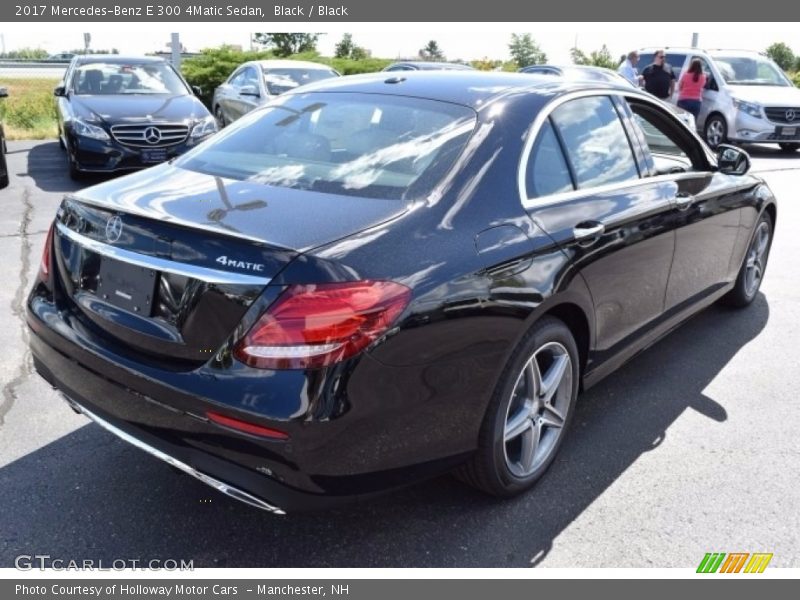 Black / Black 2017 Mercedes-Benz E 300 4Matic Sedan