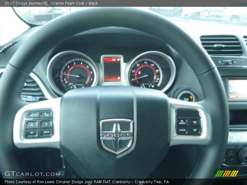 Granite Pearl-Coat / Black 2017 Dodge Journey SE