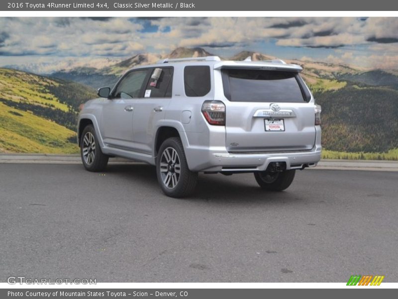Classic Silver Metallic / Black 2016 Toyota 4Runner Limited 4x4
