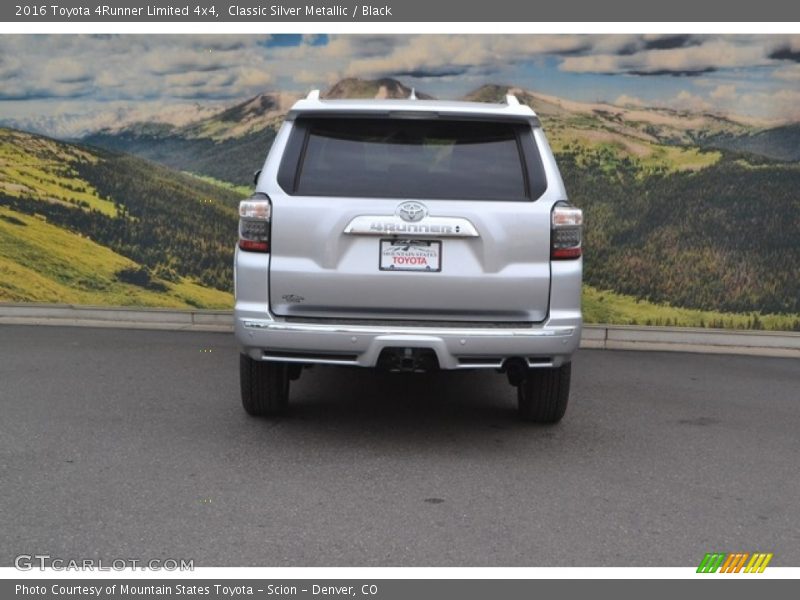 Classic Silver Metallic / Black 2016 Toyota 4Runner Limited 4x4