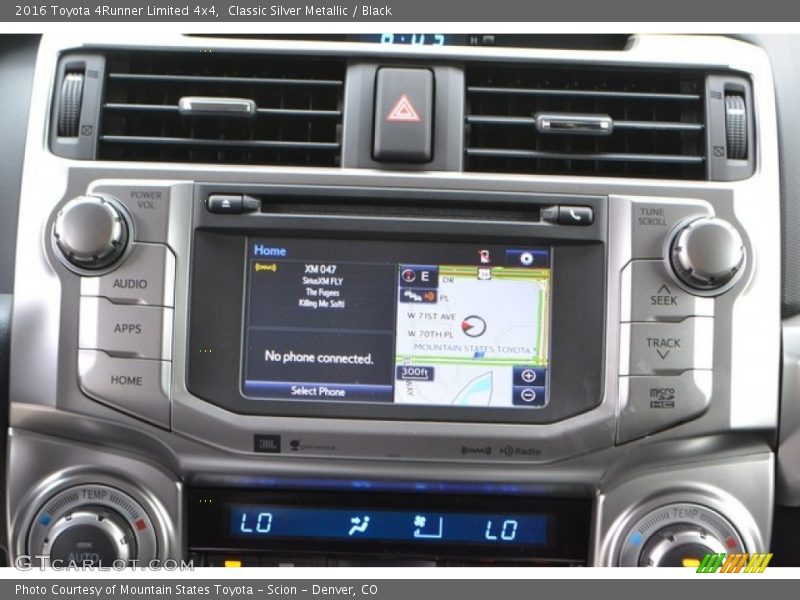 Classic Silver Metallic / Black 2016 Toyota 4Runner Limited 4x4