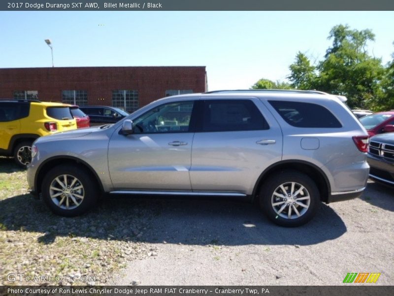 Billet Metallic / Black 2017 Dodge Durango SXT AWD