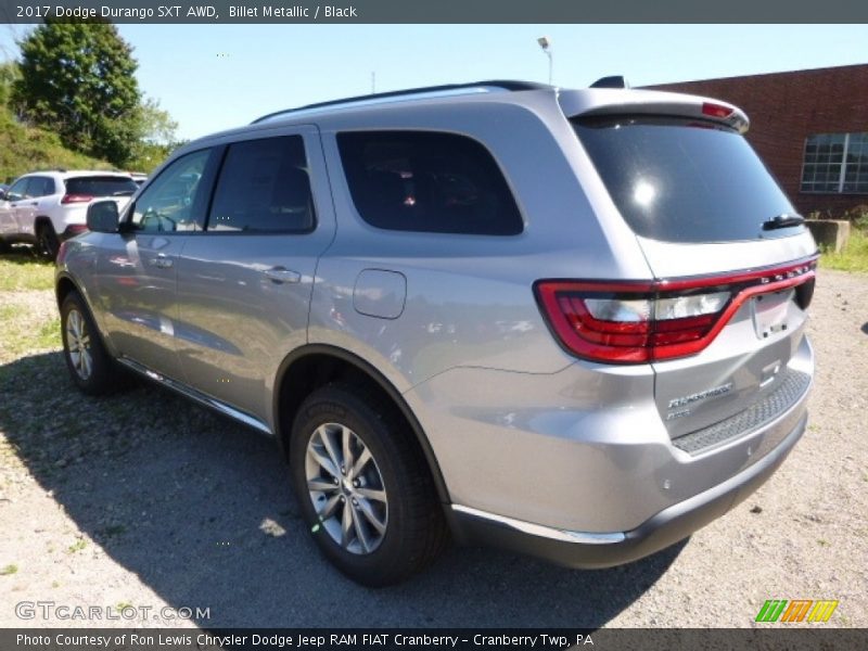 Billet Metallic / Black 2017 Dodge Durango SXT AWD