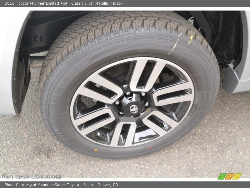 Classic Silver Metallic / Black 2016 Toyota 4Runner Limited 4x4
