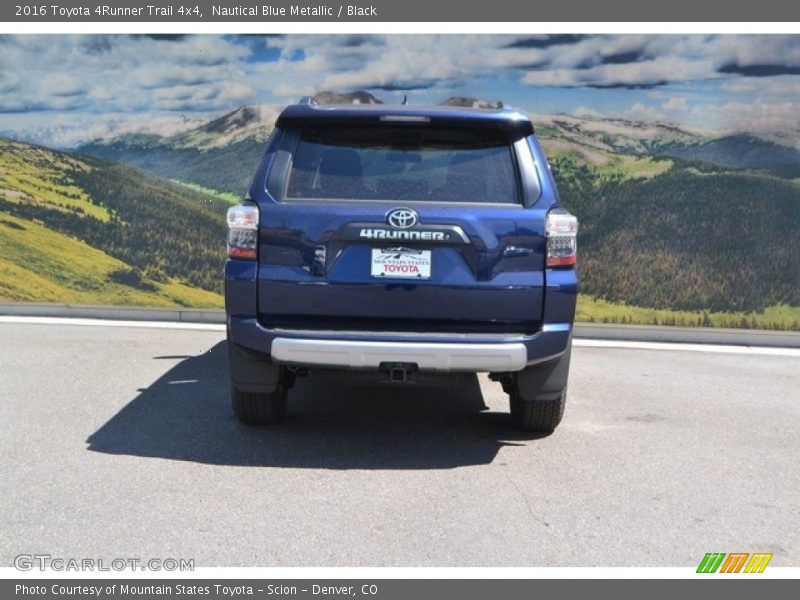 Nautical Blue Metallic / Black 2016 Toyota 4Runner Trail 4x4