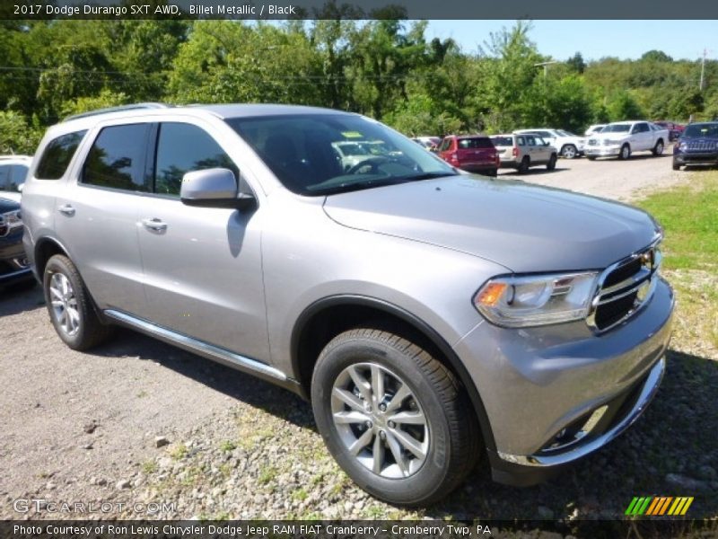 Billet Metallic / Black 2017 Dodge Durango SXT AWD