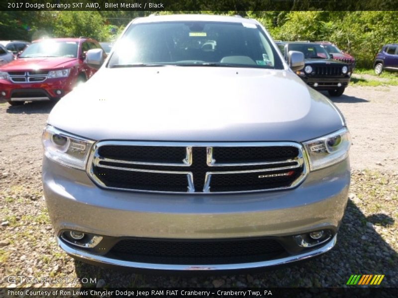 Billet Metallic / Black 2017 Dodge Durango SXT AWD