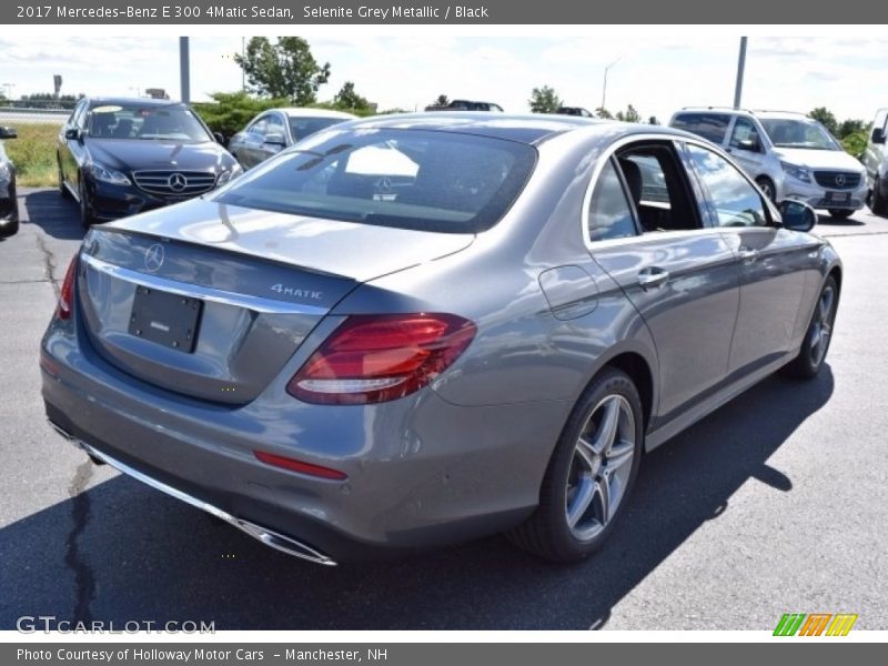 Selenite Grey Metallic / Black 2017 Mercedes-Benz E 300 4Matic Sedan