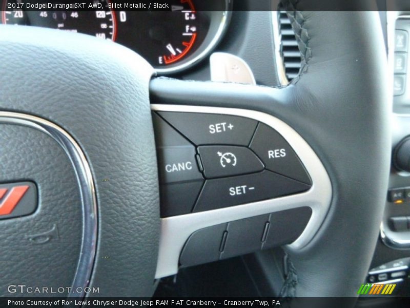 Billet Metallic / Black 2017 Dodge Durango SXT AWD