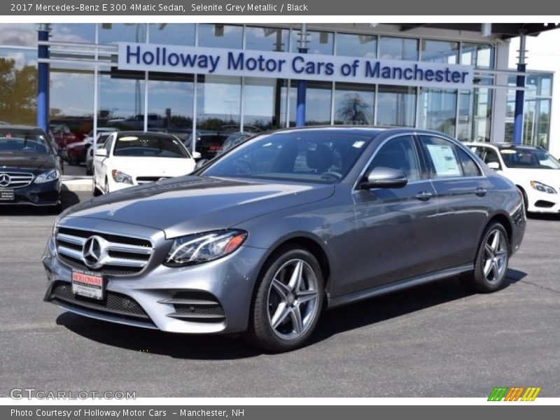 Selenite Grey Metallic / Black 2017 Mercedes-Benz E 300 4Matic Sedan