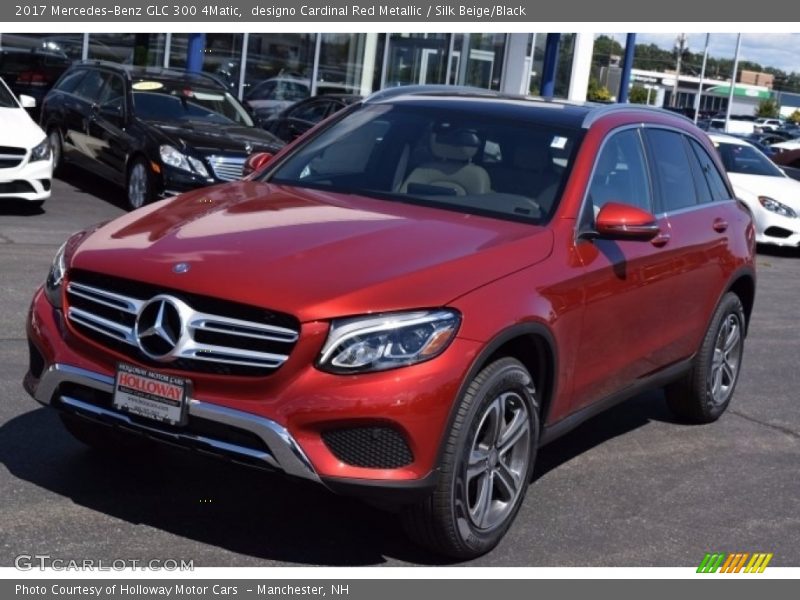designo Cardinal Red Metallic / Silk Beige/Black 2017 Mercedes-Benz GLC 300 4Matic