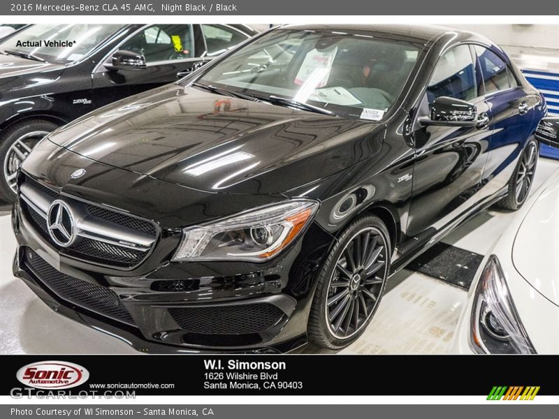 Night Black / Black 2016 Mercedes-Benz CLA 45 AMG