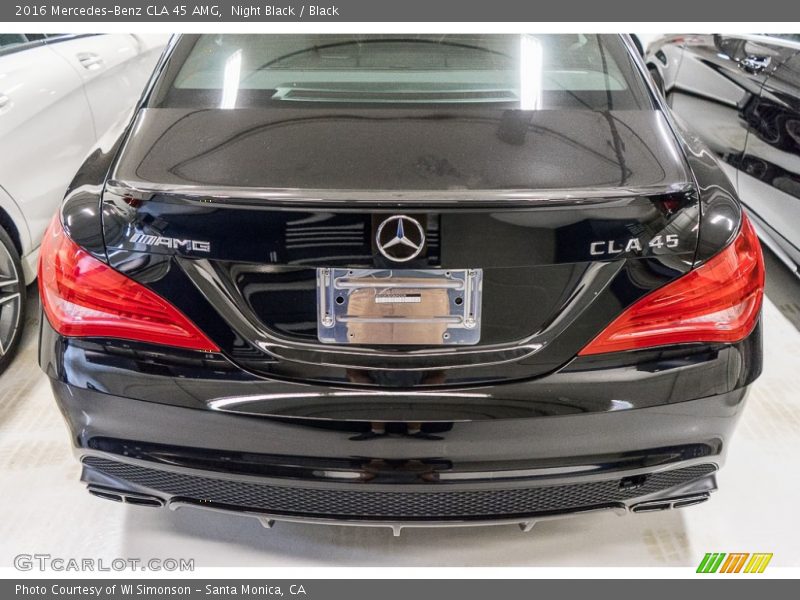 Night Black / Black 2016 Mercedes-Benz CLA 45 AMG