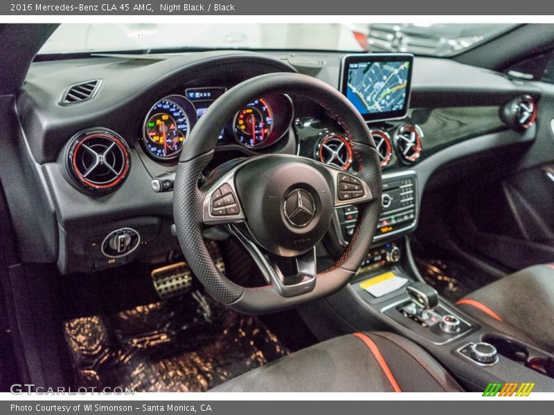 Black Interior - 2016 CLA 45 AMG 