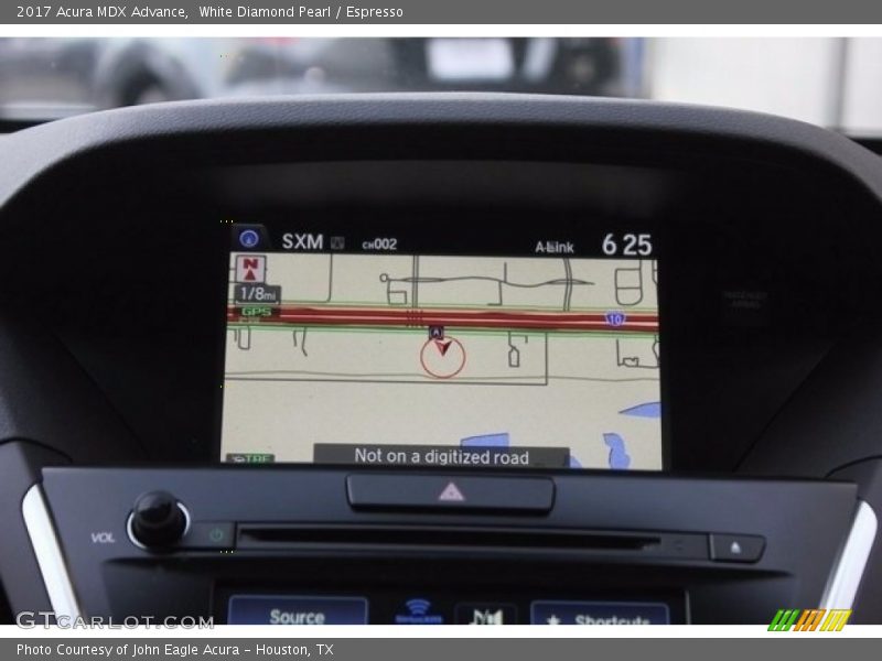 White Diamond Pearl / Espresso 2017 Acura MDX Advance
