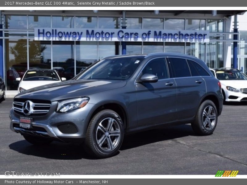 Selenite Grey Metallic / Saddle Brown/Black 2017 Mercedes-Benz GLC 300 4Matic